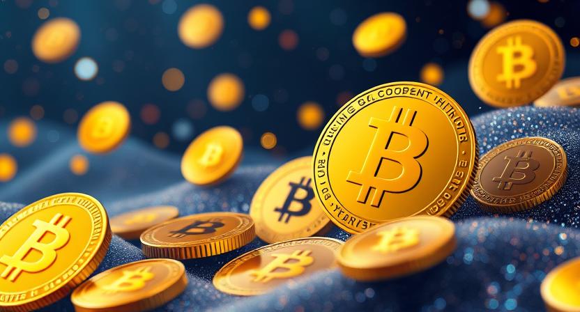 Crypto icons in virtual space